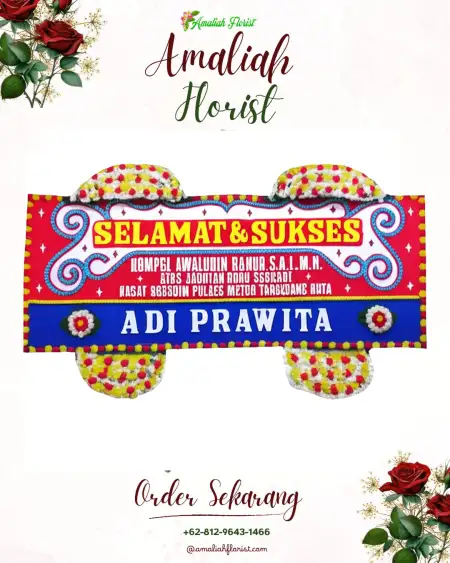 Papan Bunga Ucapan Selamat Sudimulyo